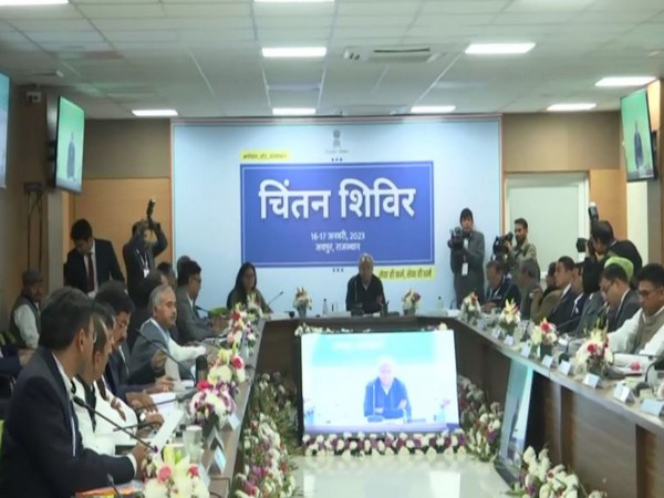 Rajasthan CM Ashok-Gehlot at Chintan Shivir (Photo/ANI)