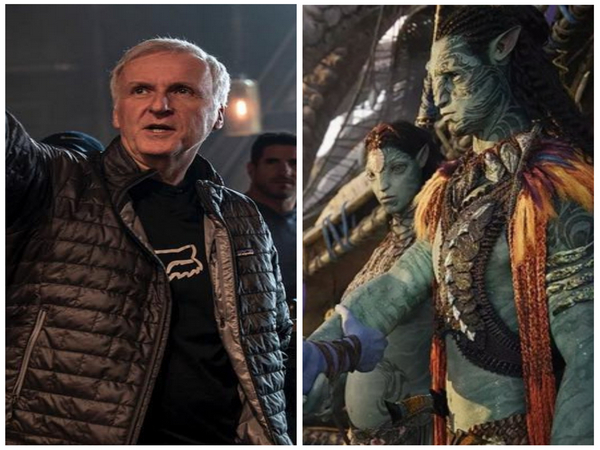 James Cameron and a still from 'Avatar: The Way of Water' (Image Source: Instagram)