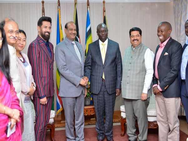 Lok Sabha Speaker Om Birla in Kenya. (Photo Credit: Om Birla twitter)
