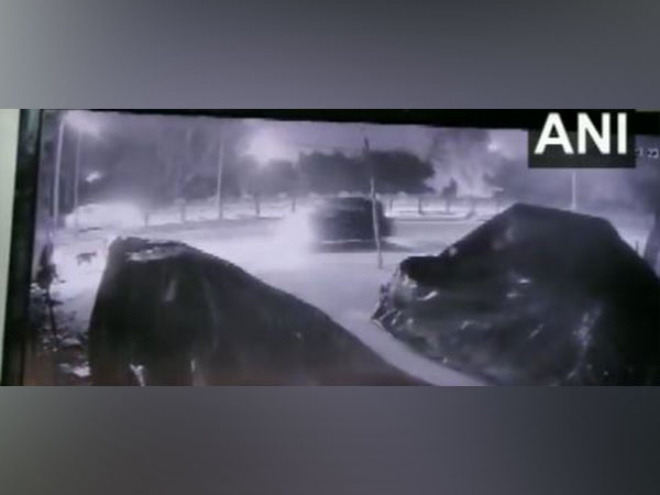 Screengrab from CCTV footage (Photo/ANI)