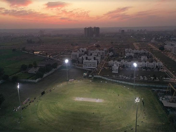 Cricket Stadium in Central Park Flower Valley in Sohna