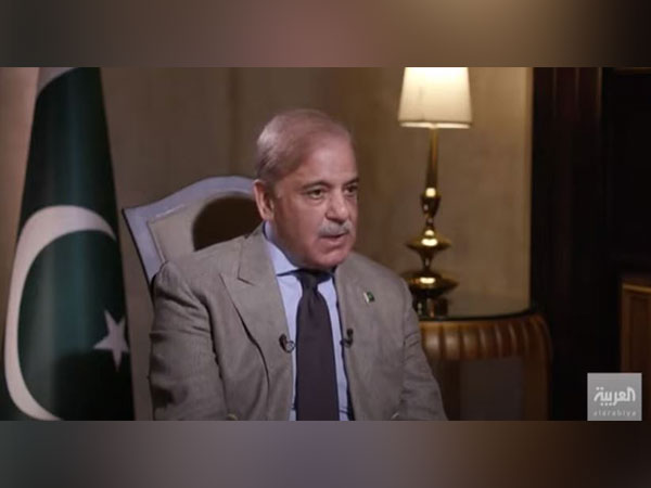 Pakistan PM Shehbaz Sharif in an interview with Al Arabiya TV (Source: Al Arabiya TV)