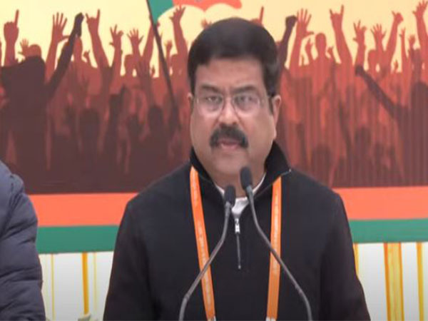 Union Minister Dharmendra Pradhan during Press Conference (Photo/ANI)