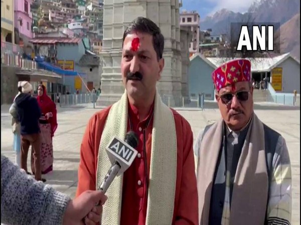 Badarinath-Kedarnath Temple Committee Chairman Ajendra Ajay (Photo/ANI)
