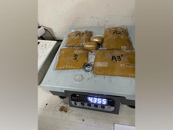 The gold recovered at the Mumbai airport. (Photo/ANI)