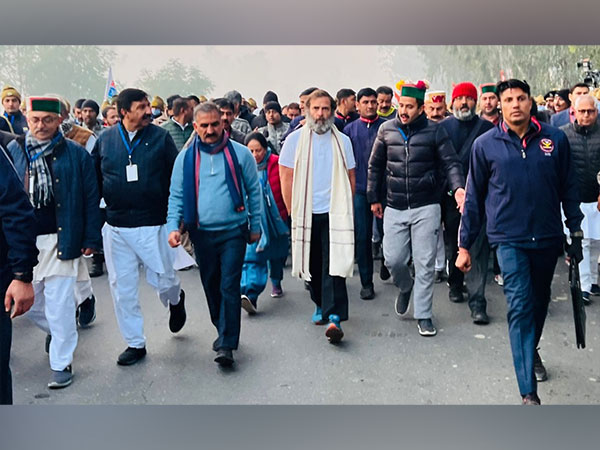 Bharat Jodo Yatra in Himachal Pradesh (Image: Twitter/ @INCIndia)