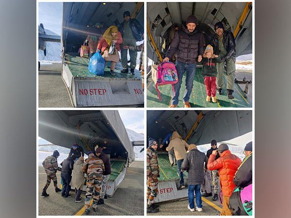 IAF also assists by evacuating patients using helicopters from remote locations (Photo/ANI)