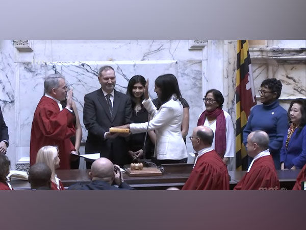 Aruna Miller sworn in as 10th lieutenant governor of  Maryland state.