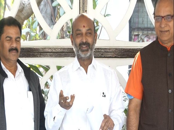 Telangana BJP chief Bandi Sanjay (Photo:ANI)