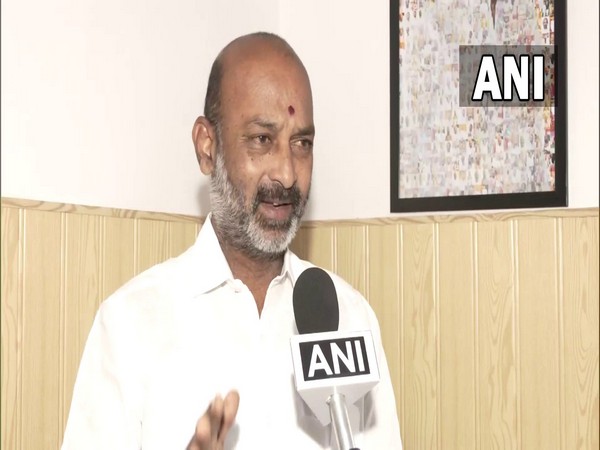 Telangana BJP president Bandi Sanjay (ANI Photo)