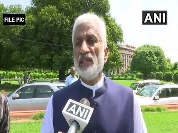 YSRCP MP V Vijayasai Reddy (File photo/ANI)