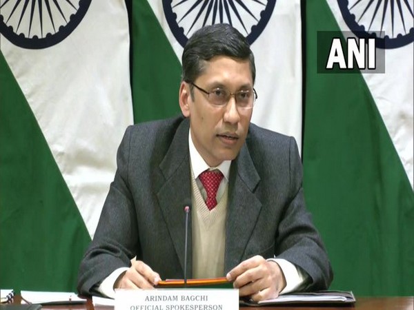 External Affairs Ministry Spokesperson Arindam Bagchi during a weekly media briefing on Thursday