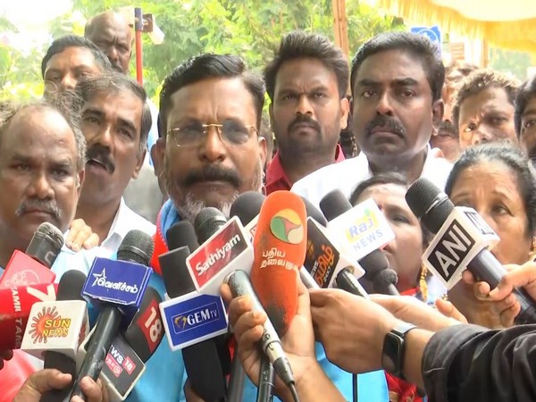 VCK founder and MP Tholkappiyan Thirumalavalan (Photo/ANI)