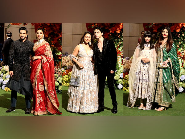 Ranveer Singh, Deepika Padukone, Gauri Khan, Aryan Khan, Aaradhya Bachchan, Aishwarya Rai Bachchan (Image source: ANI Photos)