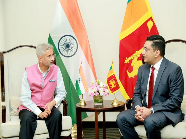 EAM S Jaishankar with Sri Lankan counterpart Ali Sabry. (Photo Credit - Twitter)