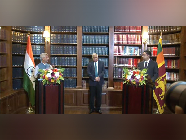 Sri Lankan Foreign Minister Aly Sabry with Jaishankar (Source: MEA)