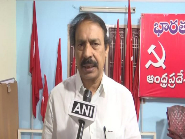 Andhra Pradesh CPI leader K Ramakrishna (Photo/ANI)