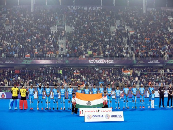 India hockey team during FIH Hockey World Cup 2023 (Image: HI)