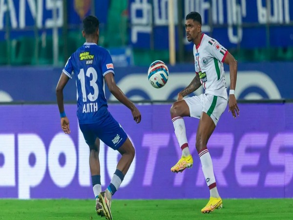 A piece of action from Chennaiyin vs ATK Mohun Bagan (Photo: ISL Media)