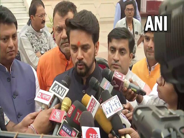 Union Sports Minister Anurag Thakur (Photo/ANI)