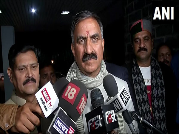 Himachal Pradesh Chief Minister Sukhvinder Singh Sukhu. (Photo/ANI)