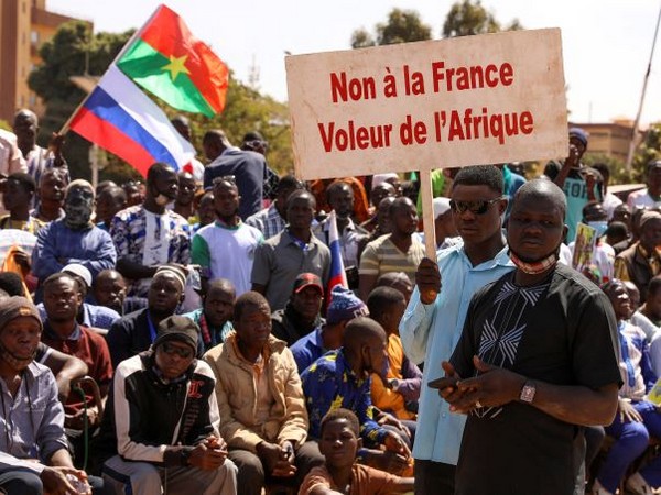 People gather to show their support to Burkina Faso's new military leader Ibrahim Traore. (Photo Credit - Reuters)