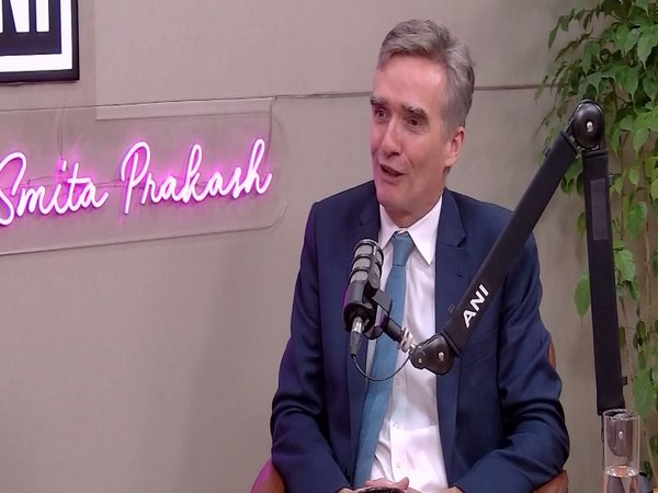 British High Commissioner to India Alex Ellis at ANI Podcast (Photo/ANI)