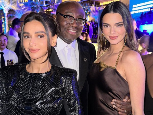Shibani Dandekar with Edward Enninful and Kendall Jenner (Image Source: Instagram)