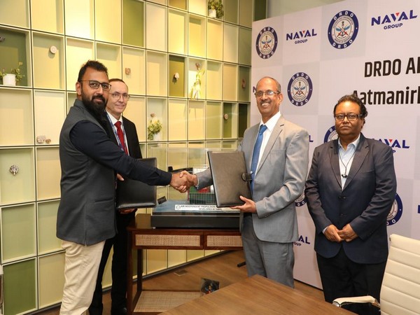 DRDO and Naval Group France during the occasion (Photo/ANI)