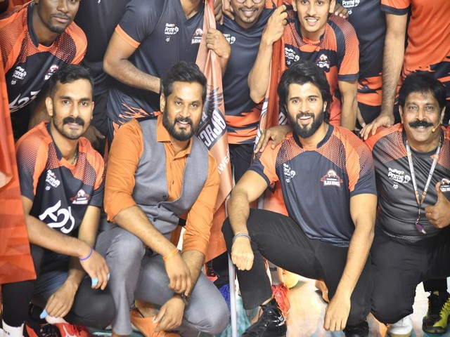 Actor Vijay Deverakonda. (second from bottom right). (Photo- Black Hawks)