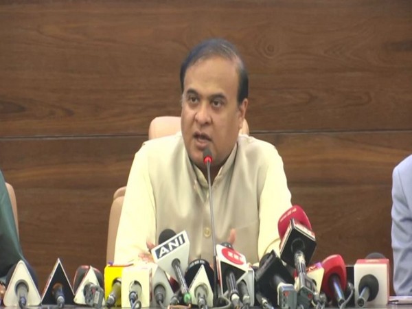 Himanta Biswa Sarma during press conference after Cabinet meeting (Photo/ANI)