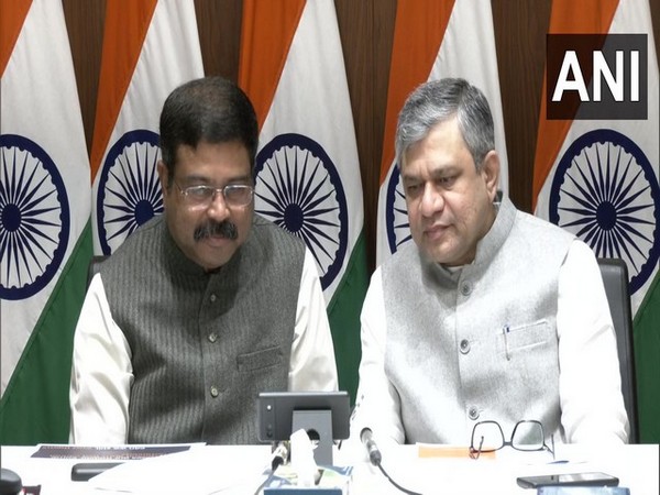 Dharmendra Pradhan and Ashwini Vaishnav (Photo/ANI)