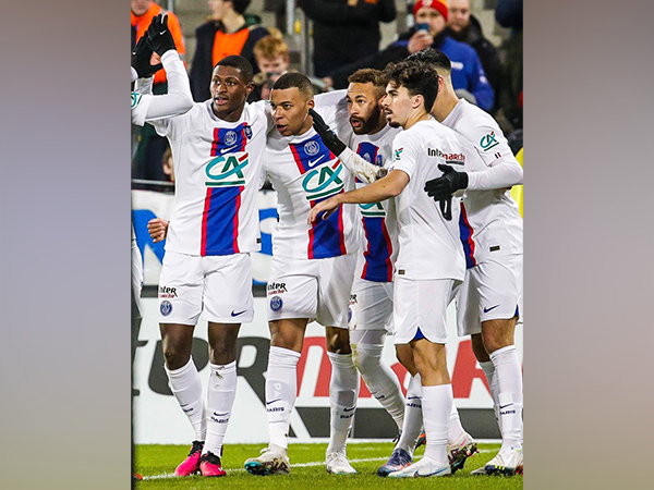 PSG celebrating. (Photo- Vitor Ferreira Twitter)