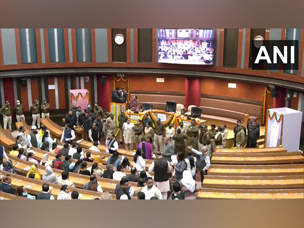 Visuals from Delhi Assembly. (Photo/ANI)