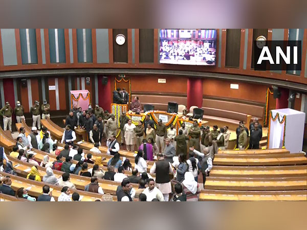 Visuals from Delhi Assembly. (Photo/ANI)