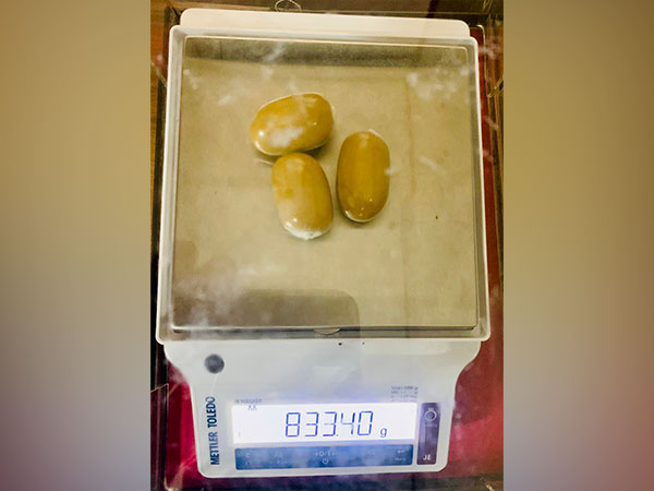 The gold seized at Kochi airport. (Photo/ANI)