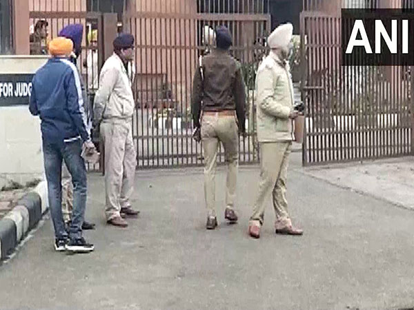 Security personnel outside the court complex. (Photo/ANI)