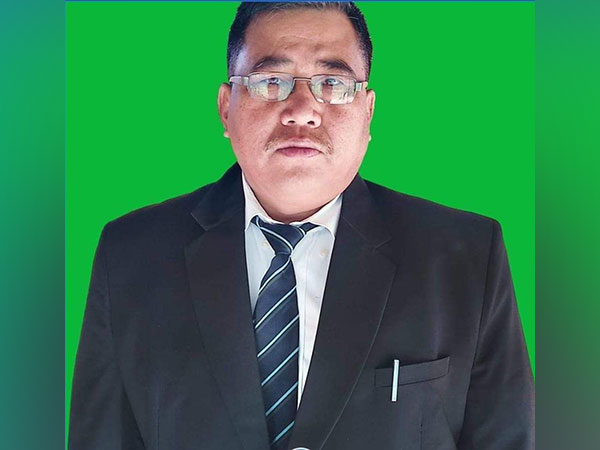 Photo of L. Rameshwor Singh, State Convenor of Ex-Servicemen Cell as tweeted by BJP Manipur (Photo/twitter: @BJP4Manipur)
