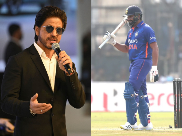 Shah Rukh Khan, Rohit Sharma (Image source: Twitter)