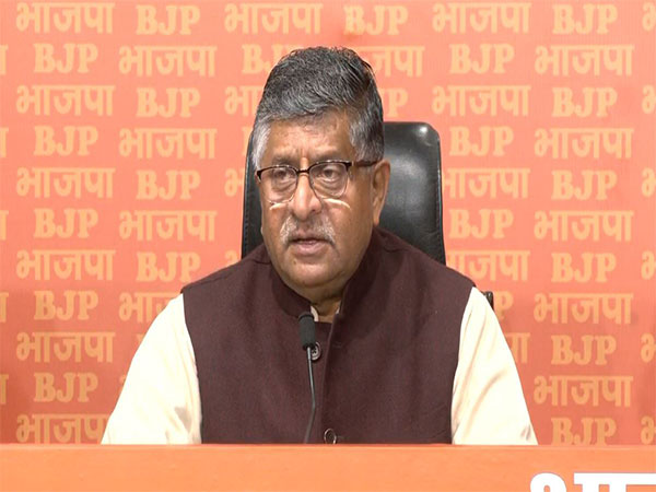 BJP leader Ravi Shankar Prasad (Photo:ANI)