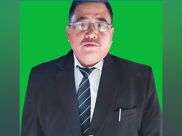 Photo of L. Rameshwor Singh, State Convenor of Ex-Servicemen Cell as tweeted by BJP Manipur (Photo/twitter: @BJP4Manipur)