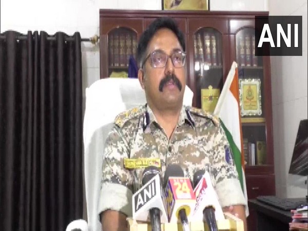 IGP Bastar P Sundarraj speaking to the media. (Photo/ANI)