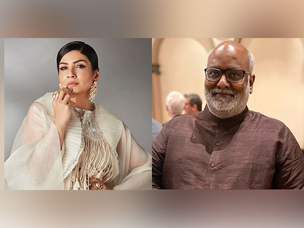 Raveena Tandon, MM Keeravaani (Image source: Twitter)
