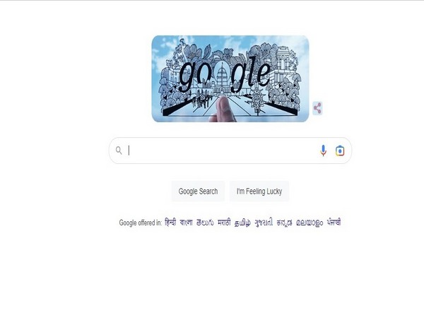 Google doodle crafted by Gujarat-based artist Parth Kothekar.