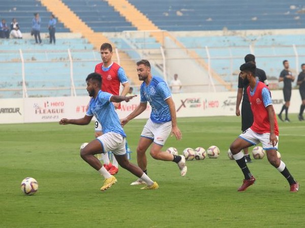 Aizawl FC during practice session (Photo: I-League)