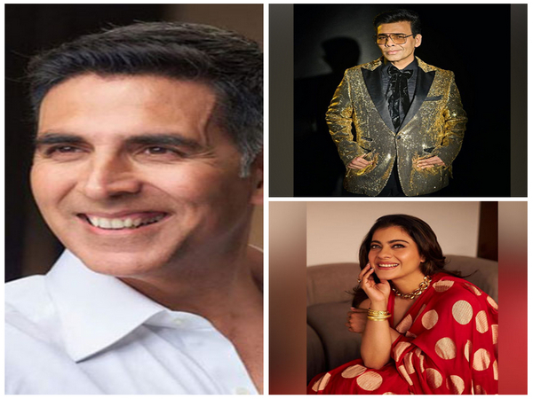 Akshay Kumar, Karan Johar and Kajol. (Image Source: Instagram and Twitter)