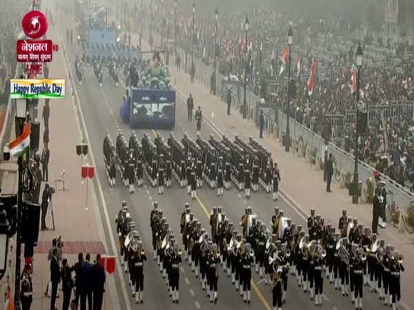 Republic Day parade at Kartavya Path
