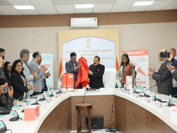 Union Health Minister Dr Mansukh Mandaviya and Union Science and Technology Minister Jitendra Singh. (Photo/ANI)