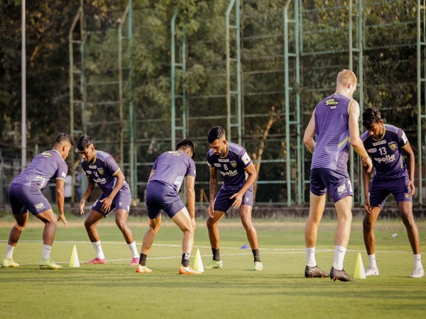 Chennaiyin FC players in practice session (Photo: Chennaiyin FC)