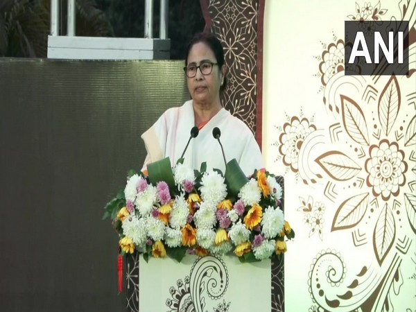 West Bengal CM Mamata Banerjee at the event. (Photo/ANI)